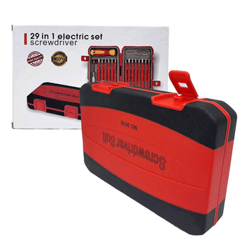 Hezhou set șurubelnițe izolate 29-in-1 pentru electricieni, cap încrucișat, oțel CR-V, magnetice, mâner PP+TPR, greutate 1.035