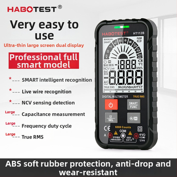 Digitalni multimetar - potpuno automatski, visoka preciznost, inteligentan, zaštita od pregrijavanja, univerzalni mjerni uređaj