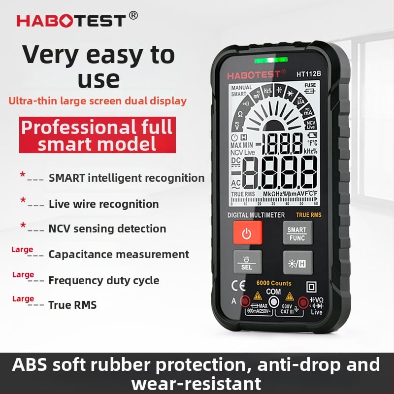 Digitalni multimetar - potpuno automatski, visoka preciznost, inteligentan, zaštita od pregrijavanja, univerzalni mjerni uređaj