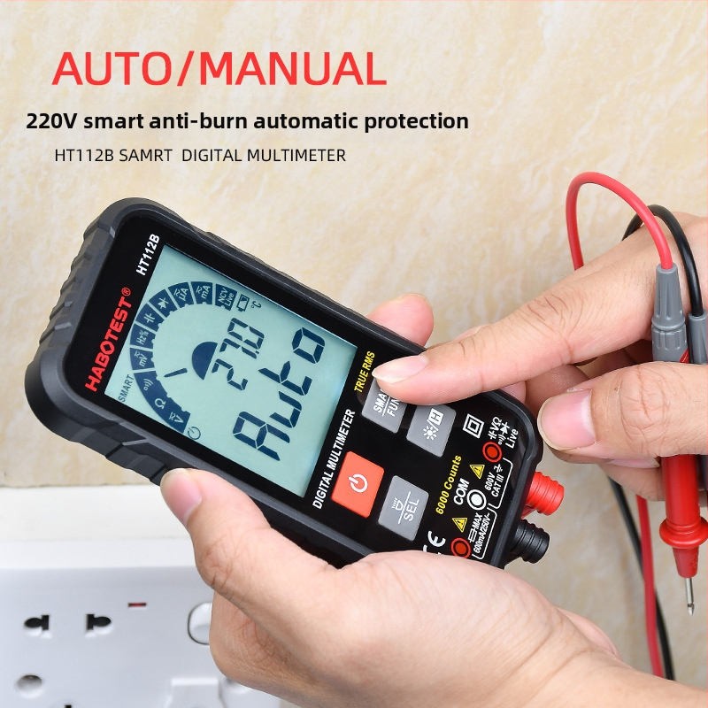 Digitalni multimetar - potpuno automatski, visoka preciznost, inteligentan, zaštita od pregrijavanja, univerzalni mjerni uređaj