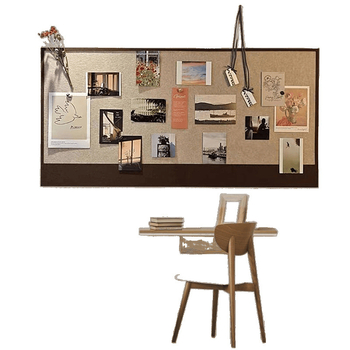 Bambusz falra szerelhető kijelző tábla, öntapadós, fúrás nélküli, modern minimalista stílus – fotófal és kollégiumi dekoráció