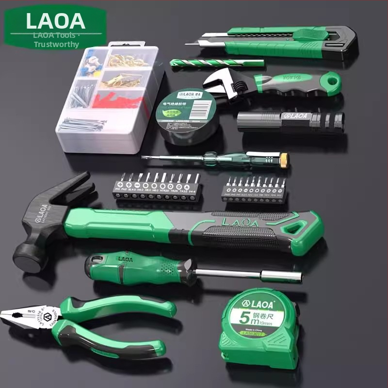 LA101207 116-dielny súbor nástrojov pre domácu opravu – demontážne nástroje, Old a, PC materiál