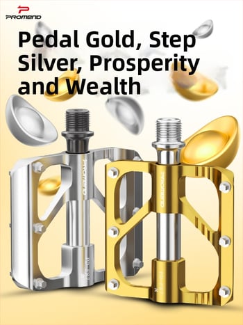 Promend Pd-F87 Alumiiniumist sulamist ultra-kerged kokkupanduvad pedaalid mägi- ja teel sõidavatele jalgratastele Cr-Mo teljega