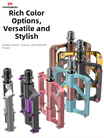 Promend Pd-F87 Alumiiniumist sulamist ultra-kerged kokkupanduvad pedaalid mägi- ja teel sõidavatele jalgratastele Cr-Mo teljega