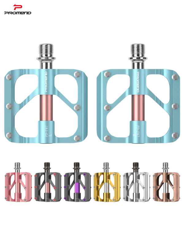 Promend Pd-F87 Alumiiniumist sulamist ultra-kerged kokkupanduvad pedaalid mägi- ja teel sõidavatele jalgratastele Cr-Mo teljega