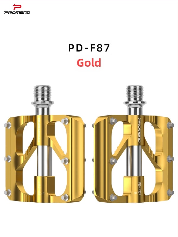 Promend Pd-F87 Alumiiniumist sulamist ultra-kerged kokkupanduvad pedaalid mägi- ja teel sõidavatele jalgratastele Cr-Mo teljega