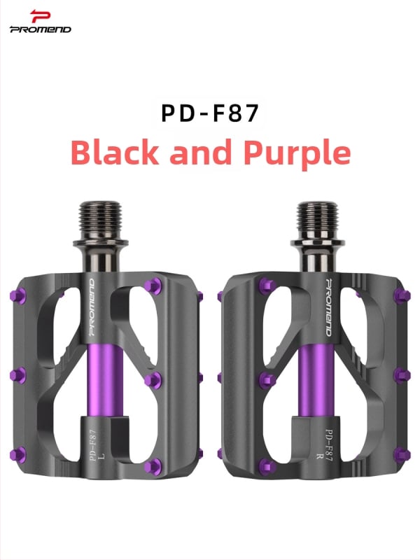 Promend Pd-F87 Alumiiniumist sulamist ultra-kerged kokkupanduvad pedaalid mägi- ja teel sõidavatele jalgratastele Cr-Mo teljega