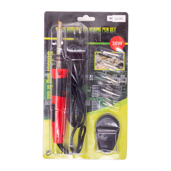 Σετ ηλεκτρικού κολλητήρα με ρυθμιζόμενη θερμοκρασία – 7 τεμάχια για οικιακές επισκευές και πυρογραφία, πλαστική λαβή, 220V