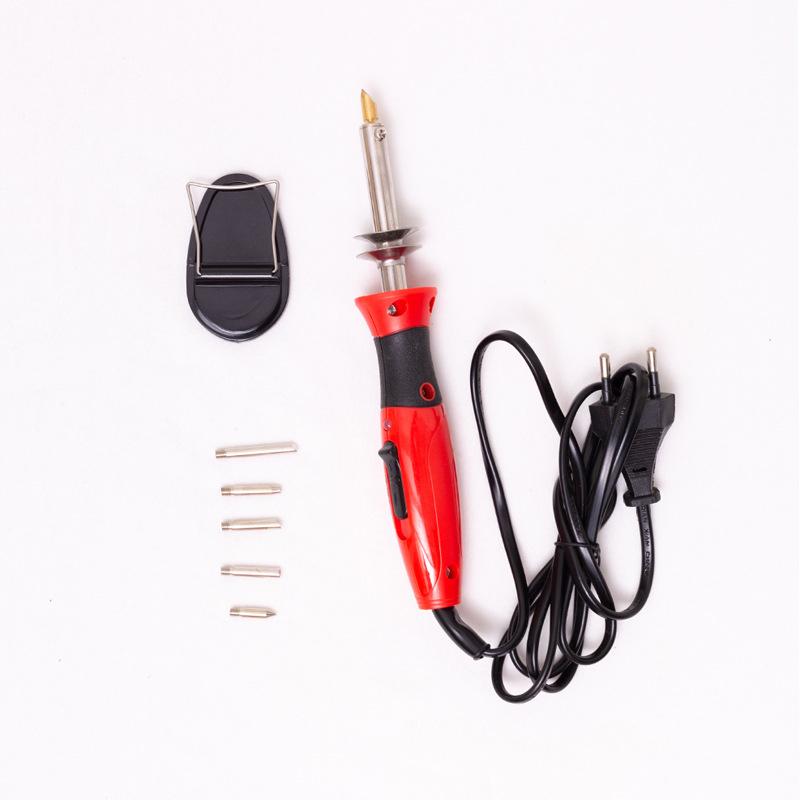 Σετ ηλεκτρικού κολλητήρα με ρυθμιζόμενη θερμοκρασία – 7 τεμάχια για οικιακές επισκευές και πυρογραφία, πλαστική λαβή, 220V