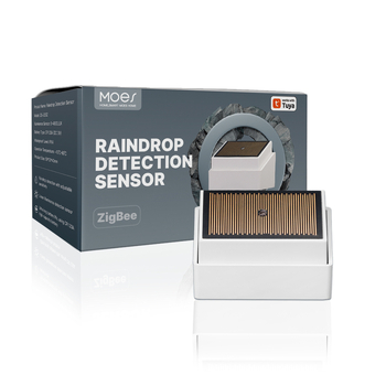 MOES Zigbee nutikas sademete tuvastaja ja välisvalgustuse andur, IPx4 veekindel, toiteallikas CR123A patareiga