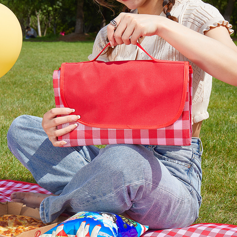 Χαλάκι πικνίκ εξωτερικού χώρου – Oxford ύφασμα, PVC αδιάβροχο στρώμα, 100% πολυεστέρας; κατάλληλο για παραλία, κάμπινγκ και πικνίκ