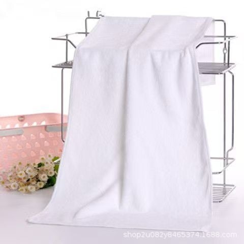 Logóval hímzett kozmetikai törölköző, 400 g, kevert szálú, sima szövés