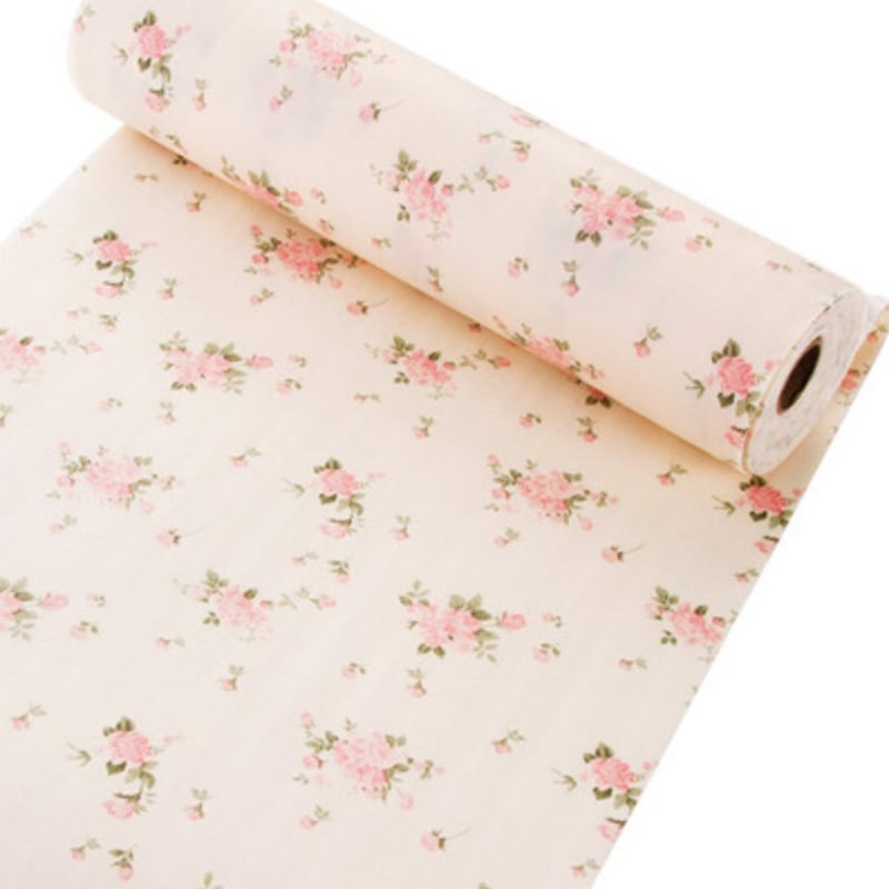 Covoraș pentru sertare de bucătărie (Plastic, Model floral, Pătrat, Modern minimalist, Impermeabil)