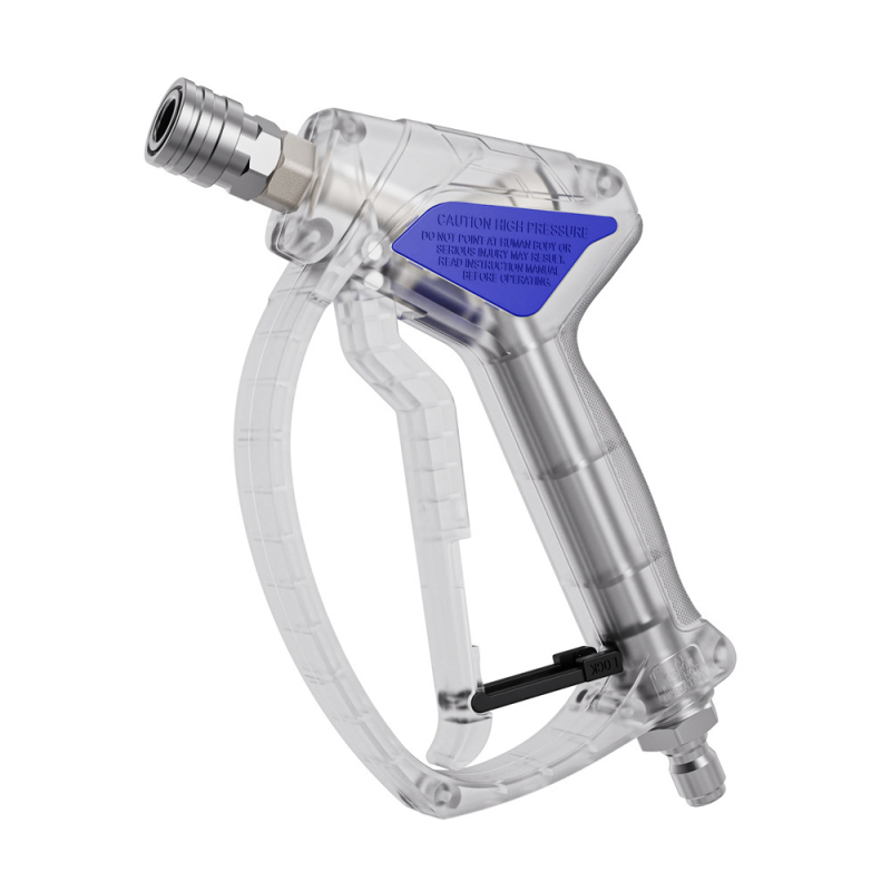 Πιστόλι νερού υψηλής πίεσης για πλύσιμο αυτοκινήτων, κεφαλή από ανοξείδωτο ατσάλι, 1/4 γρήγορη σύνδεση, πίεση 4060 psi, απόσταση ψεκασμού 1–15 μ
