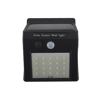 Solarna vanjska zidna svjetiljka za vrt s detekcijom pokreta, IPX4, 10W, 200 lm