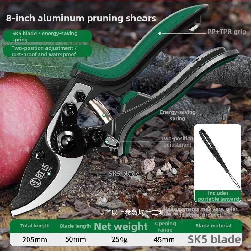 Shengda foarfecă de tăiat fructe pentru crengi groase – ergonomic, economie de efort