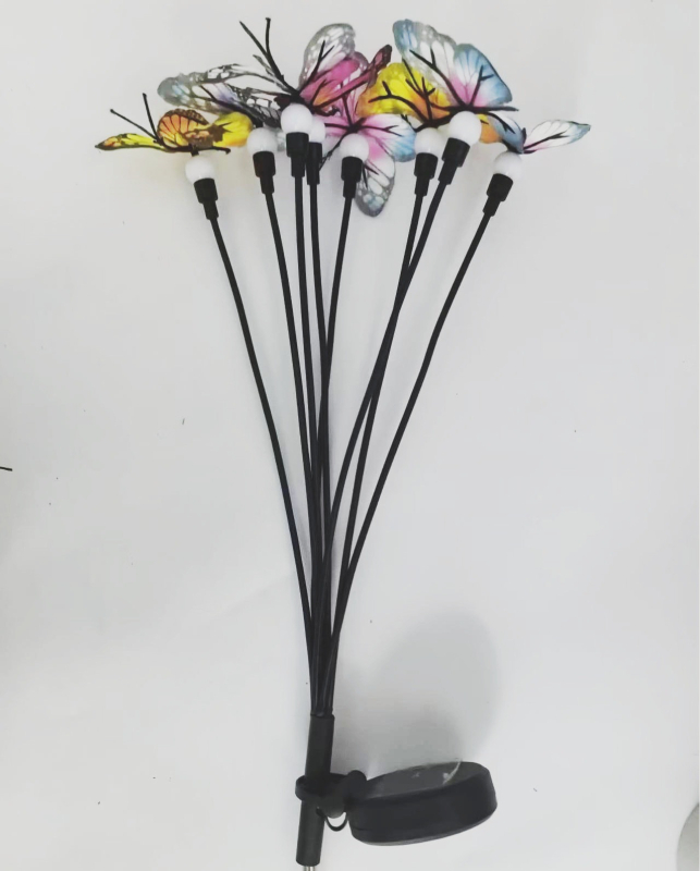 LED Firefly i leptir – vanjska vodootporna dekorativna svjetiljka za dvorište, priključna, model XYZ0082, IP65, 0,05W, 1,2V, 12–16 sati