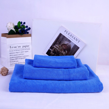 Set ručnika za sušenje kose – mekani, upijajući od finih vlakana, mješovita vlakna, 420 g, moguć tisak loga, set od tri komada