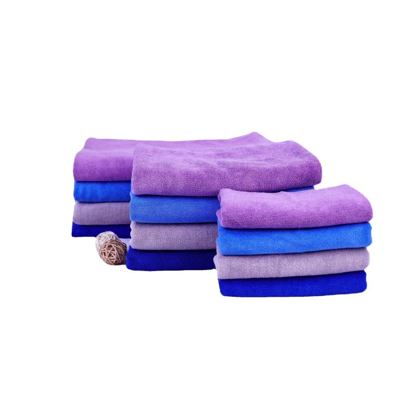 Set ručnika za sušenje kose – mekani, upijajući od finih vlakana, mješovita vlakna, 420 g, moguć tisak loga, set od tri komada