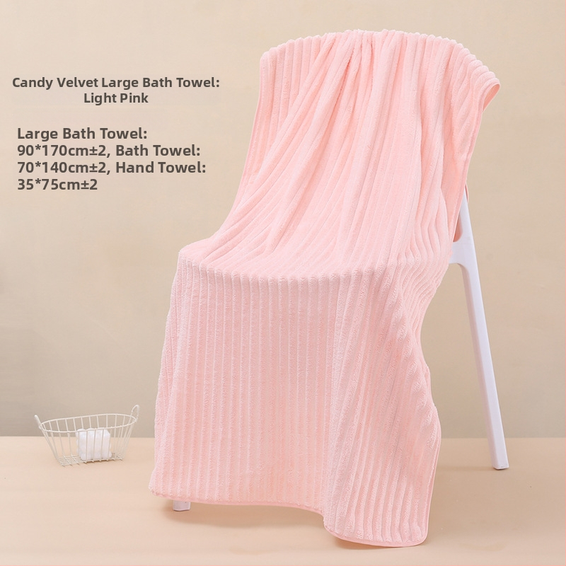 Kúpeľný uterák z coral fleece, 300–400 g, 150D priadza, spracovanie: olemovanie, vyrezaný velúr, jednoduché väzby