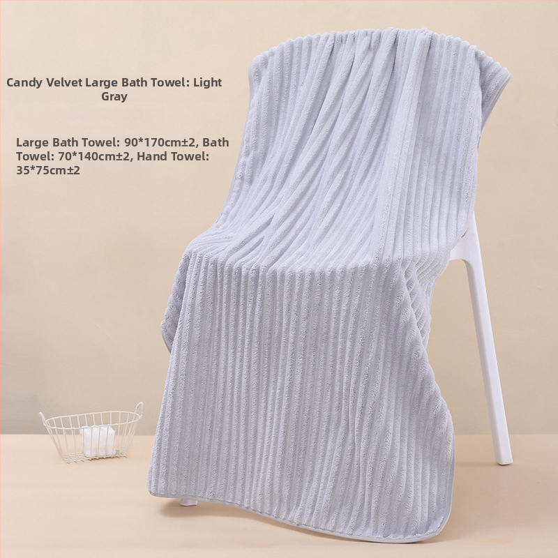 Kúpeľný uterák z coral fleece, 300–400 g, 150D priadza, spracovanie: olemovanie, vyrezaný velúr, jednoduché väzby