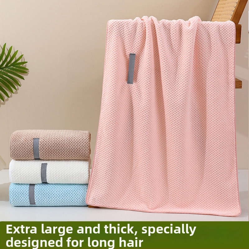 Μονοκόμματη κάλυμμα για στέγνωμα μαλλιών από φλίς κοραλλιού, με υψηλή απορρόφηση και γρήγορο στέγνωμα, βάρος 140–169 g