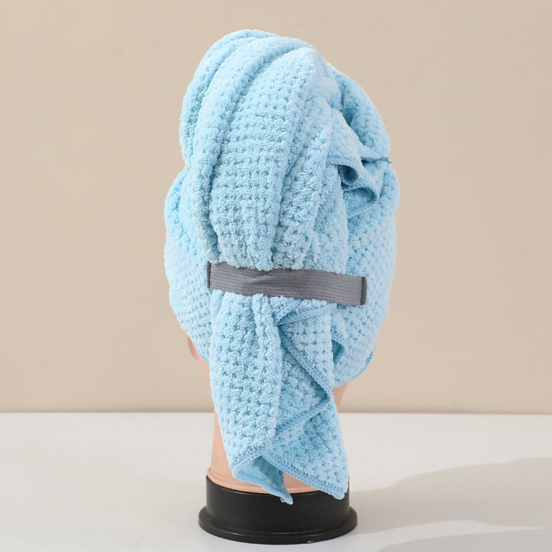 Μονοκόμματη κάλυμμα για στέγνωμα μαλλιών από φλίς κοραλλιού, με υψηλή απορρόφηση και γρήγορο στέγνωμα, βάρος 140–169 g