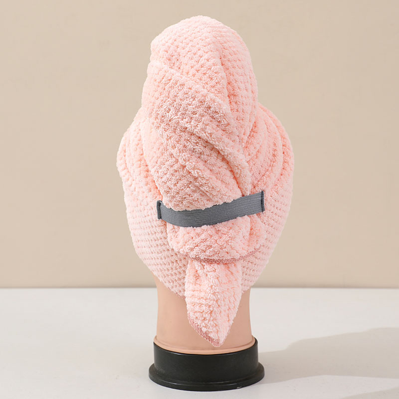 Μονοκόμματη κάλυμμα για στέγνωμα μαλλιών από φλίς κοραλλιού, με υψηλή απορρόφηση και γρήγορο στέγνωμα, βάρος 140–169 g