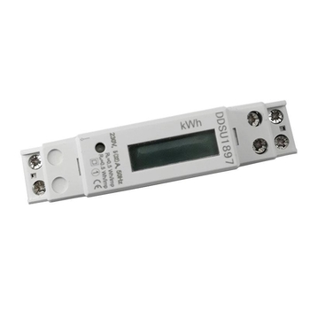 Zjxwei contor electric montat pe șină, cu afișaj LCD, ampermetru și voltmetru