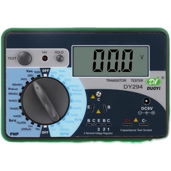 DY294 Digitális tranzisztor DC-paraméter teszter 2- és 3 terminálú eszközökhöz