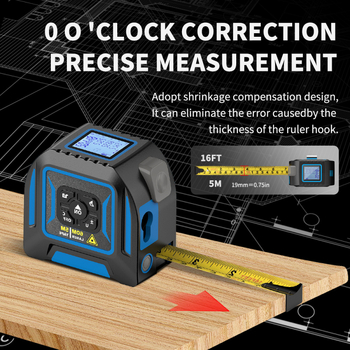 Măsurător laser 3 în 1 cu bandă de oțel, rangefinder laser, seria XNS7AP, decor interior