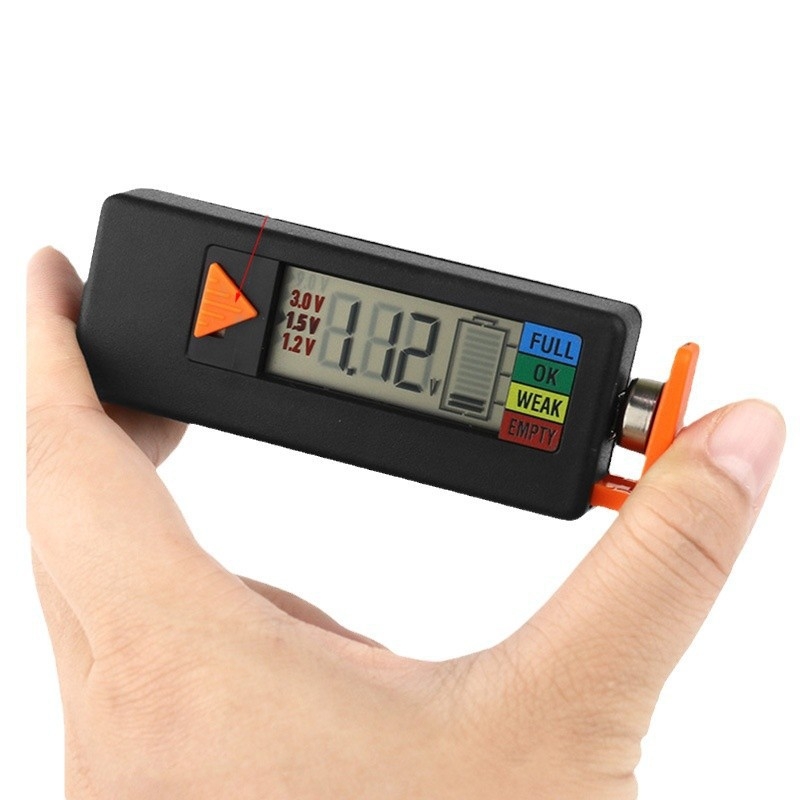 BT-188A akkumulátor teljesítménymérő – digitális kijelző, különböző akkumulátor modellekhez méri a teljesítményt, Márka: Record Work