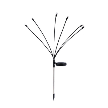 Solarna zemaljska lampa s dizajnom firefly, IP65 vodootporna, nehrđajući čelik, 5W, 6–12 sati kontinuiranog osvjetljenja.