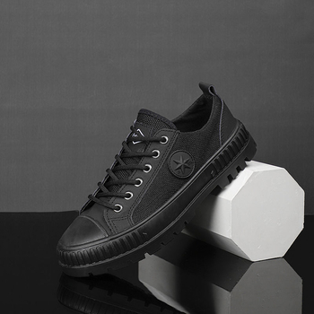 Ανδρικά Παπούτσια Εργασίας Καμβά, Διαπνέοντα, Αντιολισθητικά, Ανθεκτικά στη Φθορά, Μεσαίου Ύψους Επάνω, Προστασία από Κρούσεις και Διάτρηση