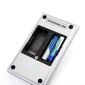 Vaga za nakit, elektronička vaga, model 158; prijenosna platforma; raspon mjerenja 10 g–50 g s razinom 0.001 g; napajanje 2xAAA