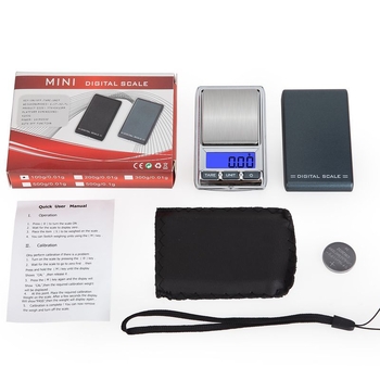 DH-958 Prenosna elektronička vaga za nakit, kapacitet 500 g, elektroničko mjerenje, napajanje CR2012 baterijom