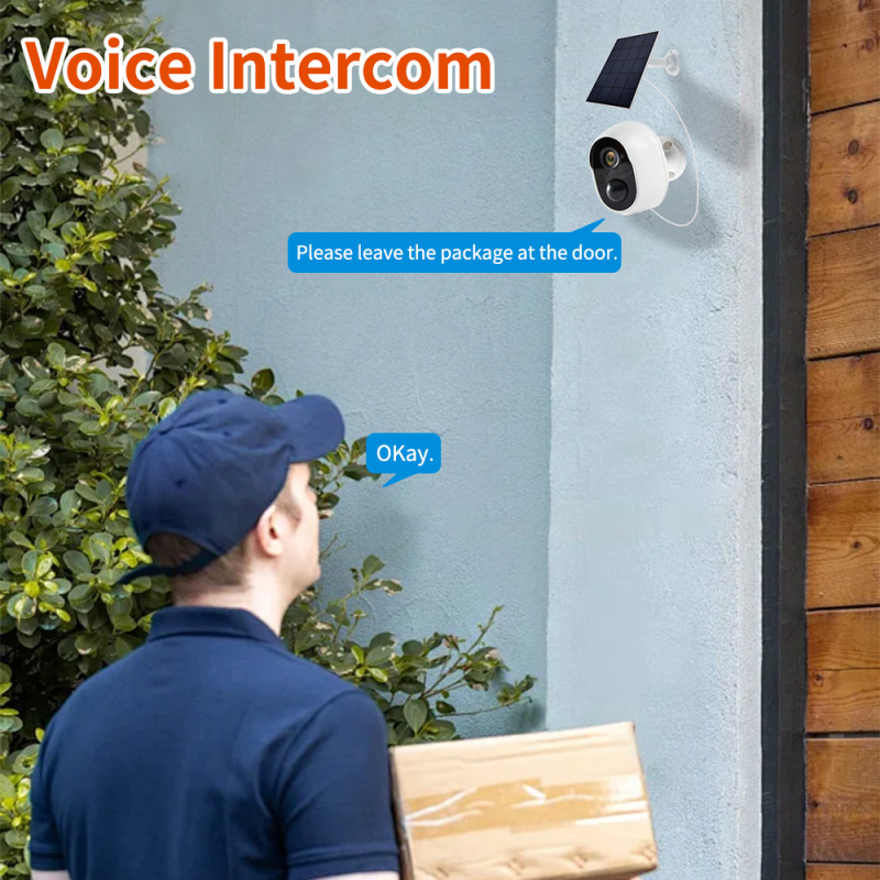 Cameră IP pentru casă, fără fir, stil graffiti, monitorizare AI de la distanță, rezistentă la ploaie și praf | 3 MP rezoluție, obiectiv 2.8 mm, IR până la 25 m, temperatură de operare -10°C până la 55°C, alimentare 5V