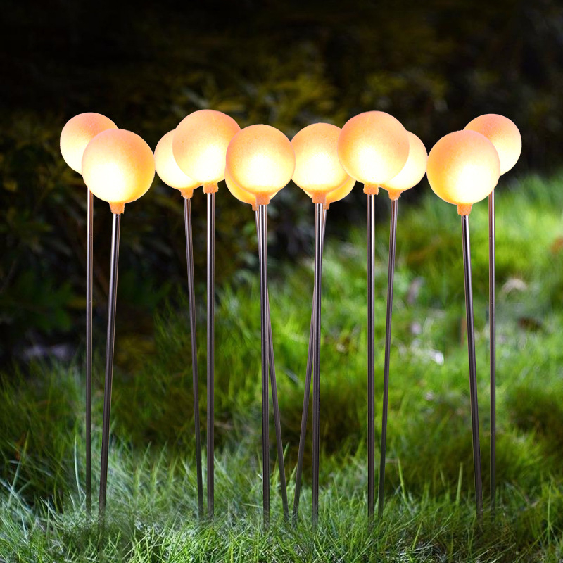 Solarna krajinska svjetiljka s oblikom cvijeta, LED, gumeni kućište, IP65, model LW-4