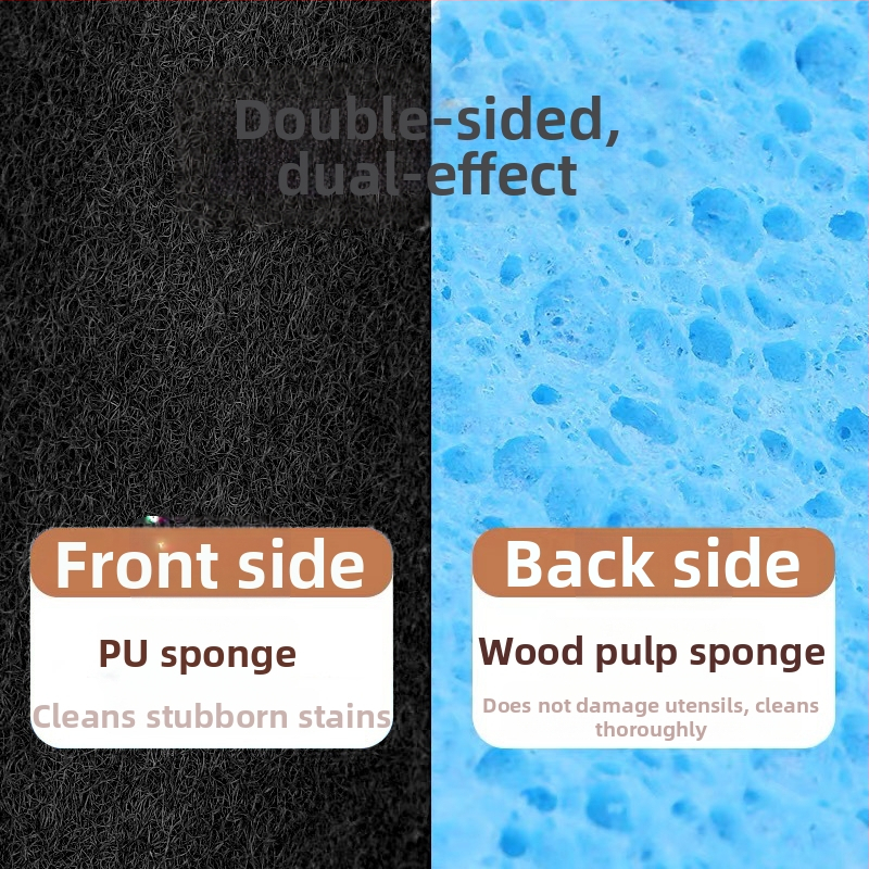 Balance Chaohui špongia z dreveného celulózového vlákna na riady — absorbuje vodu, odpudzuje olej, vhodná na hrnce a misky