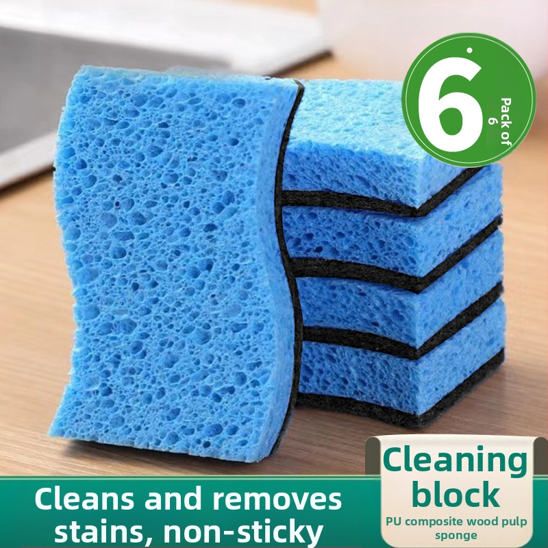 Balance Chaohui špongia z dreveného celulózového vlákna na riady — absorbuje vodu, odpudzuje olej, vhodná na hrnce a misky