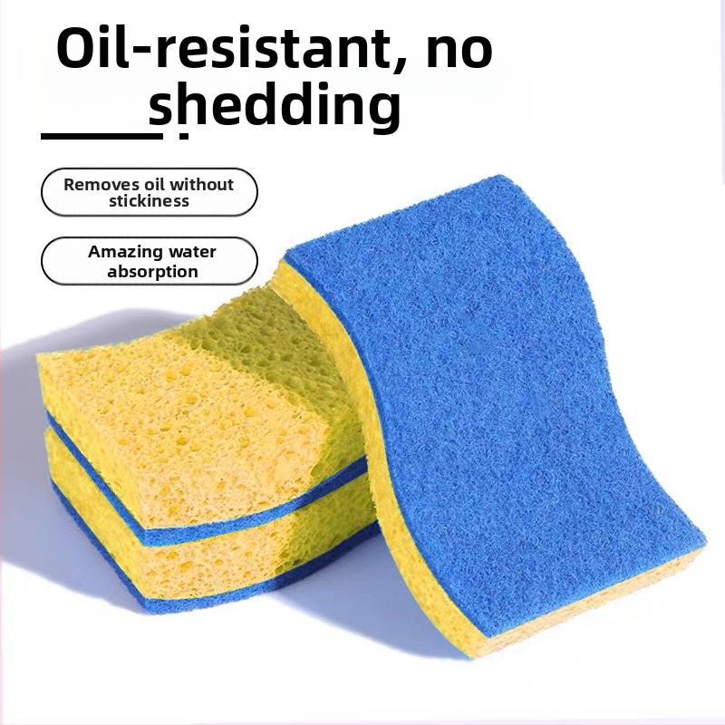 Balance Chaohui špongia z dreveného celulózového vlákna na riady — absorbuje vodu, odpudzuje olej, vhodná na hrnce a misky