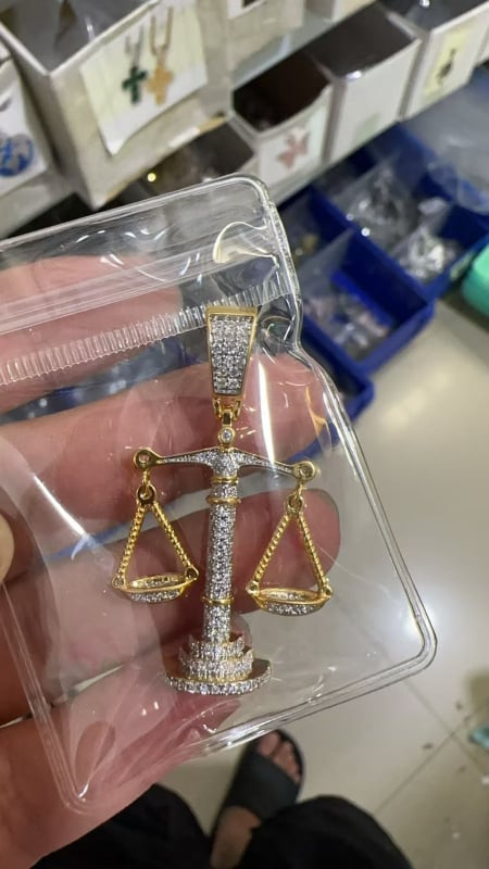 Vaskist kaelakee tsirkooniga, hip-hop stiil, unisex, isikupärastatud trend, kaubamärk Hip hop ancient cuteness