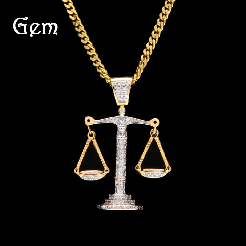 Vaskist kaelakee tsirkooniga, hip-hop stiil, unisex, isikupärastatud trend, kaubamärk Hip hop ancient cuteness