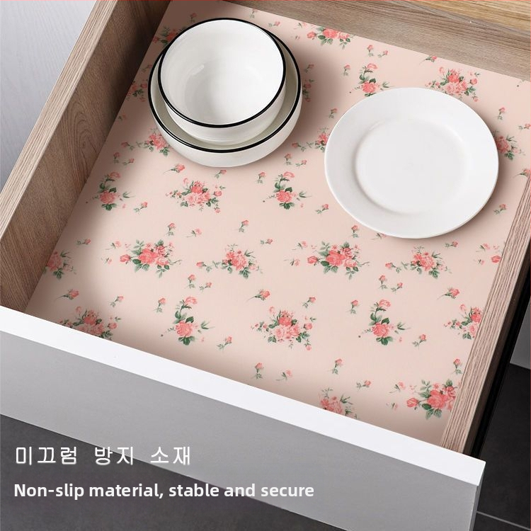 Podložka do zásuviek a skriniek — antibakteriálna, odolná voči vlhkosti a olejom, vodotesná zo špeciálnej peny; vhodná pre šatníky, botníky a kuchynské skrinky