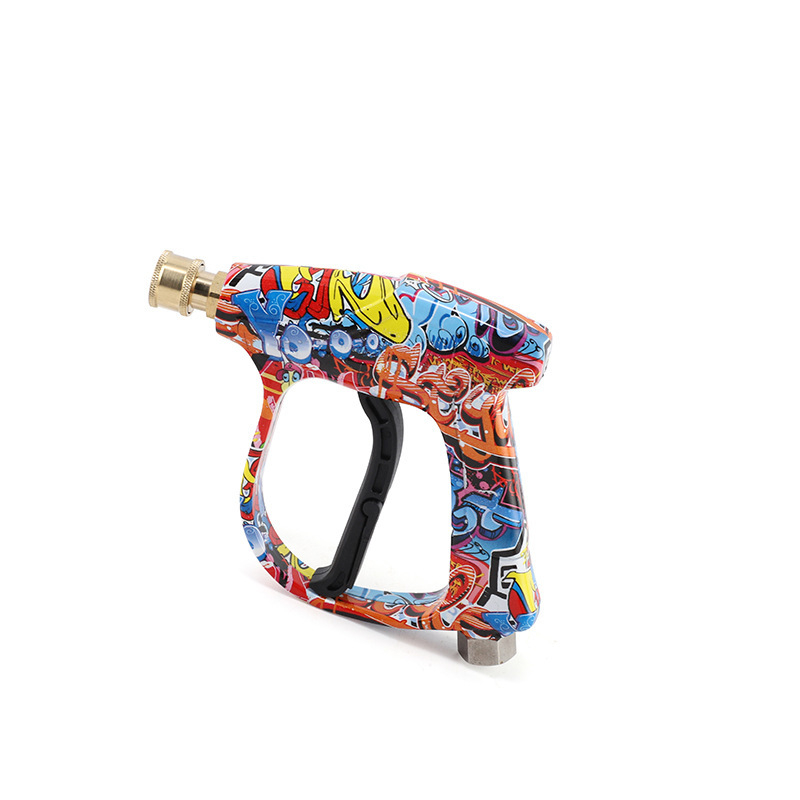 2104 Πιστόλι Υψηλής Πίεσης Πλυσίματος Αυτοκινήτου – κεφαλή από χαλκό/ανοξείδωτο χάλυβα, λαβή από πλαστικό, εμβέλεια ψεκασμού 10 μ., πίεση 150 bar