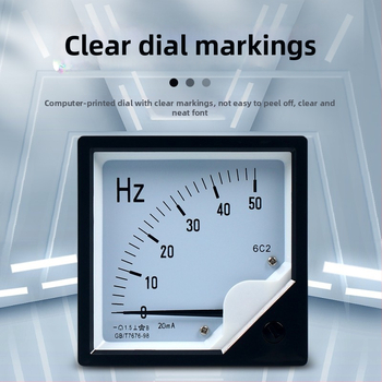 CHKL 6L2 Frekvenčný merač: 0-50 Hz, vstup DC 10 V, meranie 4-20 mA prúdu a napätia