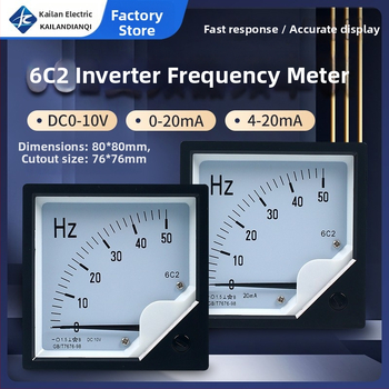 CHKL 6L2 Frekvenčný merač: 0-50 Hz, vstup DC 10 V, meranie 4-20 mA prúdu a napätia