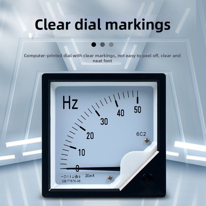 CHKL 6L2 Frekvenčný merač: 0-50 Hz, vstup DC 10 V, meranie 4-20 mA prúdu a napätia