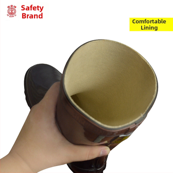 Izolované gumové topánky pre elektrikárov, značka Safety Card, stredne vysoký horný diel