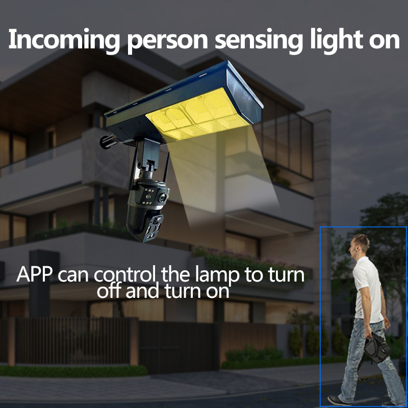 Esee Cloud 4G Cameră solară cu obiective duale, rezistentă la apă, vizionare noapte, 0.001 lux